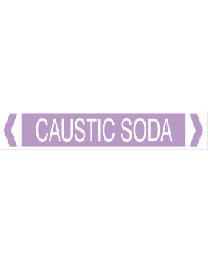 Caustic Soda Pipe Markers
