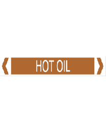 Hot Oil Pipe Markers