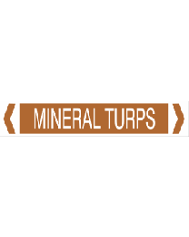 Mineral Turps Pipe Markers