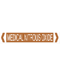 Medical Nitrous Oxide Pipe Markers