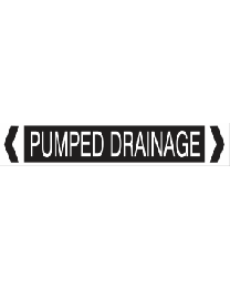 Pumped Drainage Pipe Markers