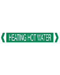 Heating Hot Water Pipe Markers