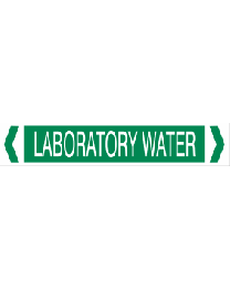Laboratory Water Pipe Markers