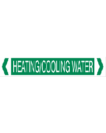Heating/Cooling Water Pipe Markers
