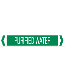Purified Water Pipe Markers