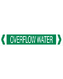 Overflow Water Pipe Markers
