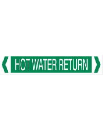 Hot Water Return Pipe Markers