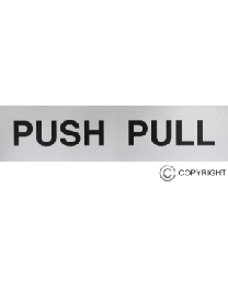 Push Pull Sticker 