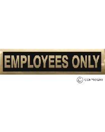 Employees Only Sticker 