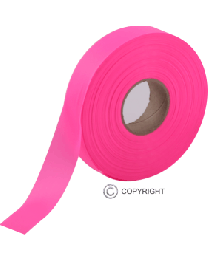 Surveying Tape - Fluro Pink (25mm x 75m) 
