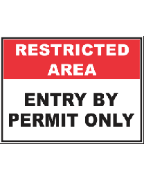 Entry By Permit Only