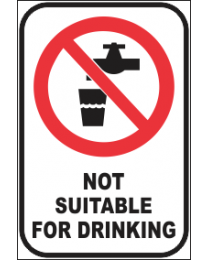 Not Suitable For Drinking Sign