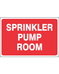 Sprinkler Pump Sign