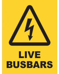 Live Busbars Sign