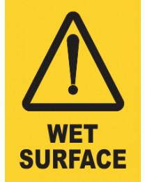 Wet Surface Sign