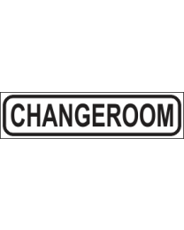 Changeroom Sign
