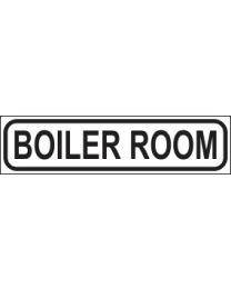 Boiler Room Sign