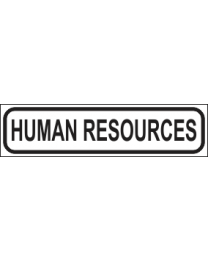 Human Resources Sign