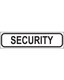 Security Sign