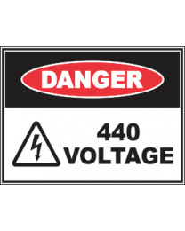 440 Voltage Sign