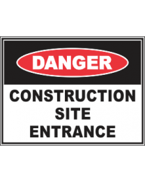 Construction Site Entrance Sign