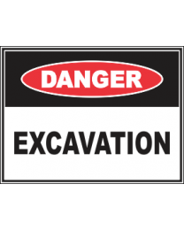 Excavation Sign