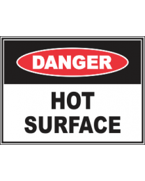 Hot Surface Sign