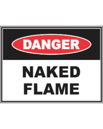 Naked Flame Sign