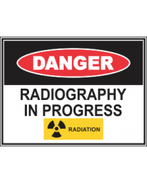 Radiography In Progress Sign