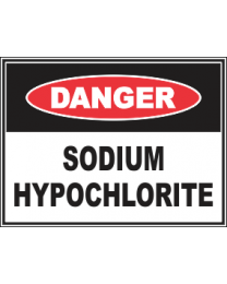 Sodium Hypochlorite Sign