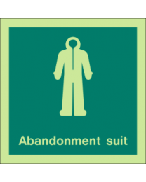 Abandonment Suit Sign