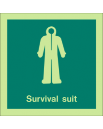 Survival Suit Sign