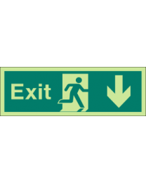 Exit (Arrow) Sign