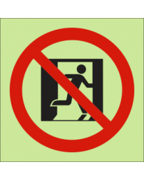 No Exit IMO Sign