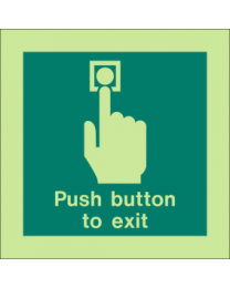 Push Button To Exit Sign