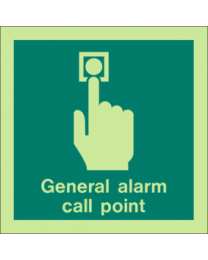General Alarm call Point Sign