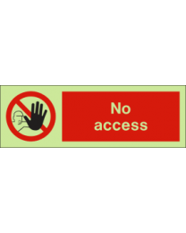 No Access IMO Sign