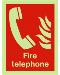 Fire Telephone Sign