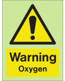 Warning-Oxygen Sign