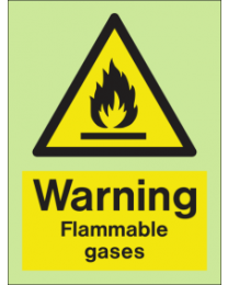Warning-Flammable gases Sign
