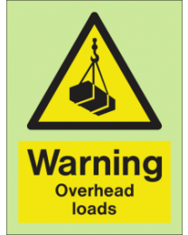 Warning-Overhead Loads Sign