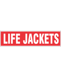 Life Jackets Sign