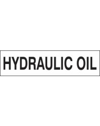 Hydraulic Oil Sign