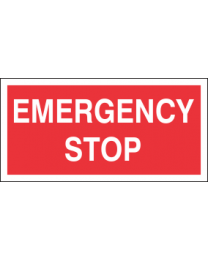 Emergency Stop sign