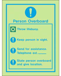 Person overboard Sign