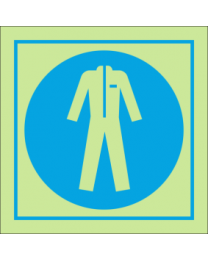 Protective clothing must be worn sign