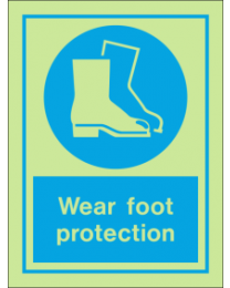 Wear Foot Protection IMO Sign