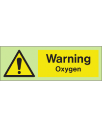 Warning oxygen Sign