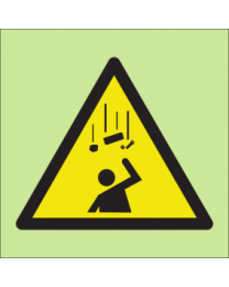Warning overhead working sign