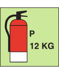 Fire extinguisher-Powder 12KG Sign